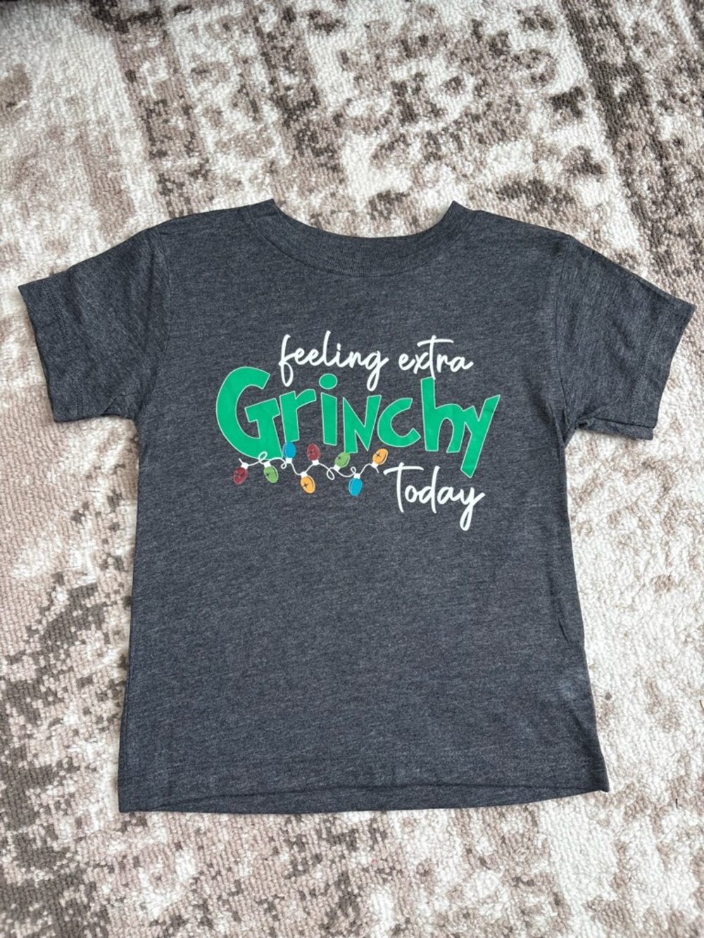 Bella Canvas kids dark gray 2T Christmas shirt